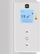 Radiateur connecté gain de place Ingénio 4 vertical 1500W Blanc mat - Thermor - 429354_2