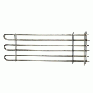 Élément chauffant résistif - enveloppe inox ou cuivre - adaptable et haute température_2