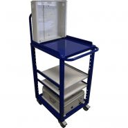 Mobirack - chariot informatique mobile en tôle d'acier 20/10è - Gumaco_2