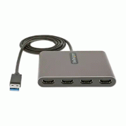 StarTech Adaptateur USB 3.0 vers 4x HDMI - Carte Vidéo_2