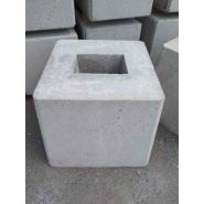 Dés de hangar trapézoïdaux 50x50 / 60x60 - H 60 cm - 420 kg - avec ancre de levage Artéon 2T500_3