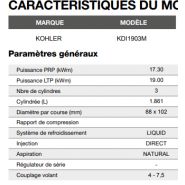 (IK-022) Groupe électrogène industriel 20 kVA PRP / 22 kVA LTP - Inmesol - Moteur diesel Kohler - Tension 400/230_2