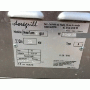 Rôtissoire gaz grandes flammes ? Doregrill neoflam 8 broches - chartg170313_2