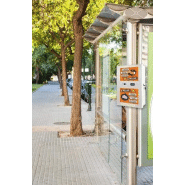 Cendrier d'extérieur urbain et ludique de sensibilisation à la pollution de mégots_2