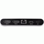 Dock USB-C à  double affichage Displayport 4K - Mini Station d'Accueil - Power Delivery Passthrough 1_2