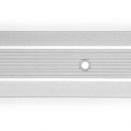Nez de marche sécurimarche aluminium strié plat percé 38