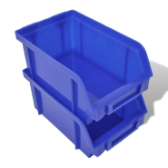 Vidaxl jeu de paniers muraux de stockage plastique 30pcs bleu et rouge 140761_2