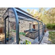 Abri de terrasse design harmonieux fabriqué en France