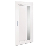 Vidaxl porte d'entrée anthracite 108x208 cm pvc 3157105_2