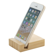 Support pour téléphone portable en bambou - couleur naturelle - 50g_2