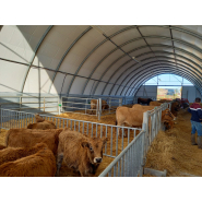 Bâtiment pour bovin à viande économique, simple et évolutif - Tunnel d'élevage TOUTABRI_2