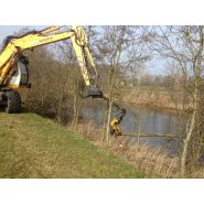 Grappin coupeur pour grues forestières et camions grues