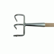 Petit Croc - Outil de jardinage pour sarcler, biner et aérer - Largeur 16,5 cm - Référence 533070_2