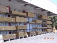 Rayonnage cantilever lourd - stockage charges longues et lourdes - simple ou double face, jusqu'à 3,5 tonnes par colonne_2