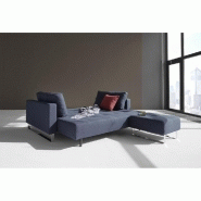 Canapé gigogne design Cassius Deluxe Excess Lounger - Innovation Living - Convertible lit 155x200 cm - Blue Mixed Dance_2
