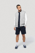 Bermuda molleton non gratté écoresponsable homme - Kariban - Réf: K757 - 80% coton bio et 20% polyester recyclé_2