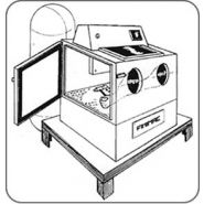Cabine de sablage / microbilleuse manuelle d'établi - Finimac - 38 kg avec accessoires complets_2