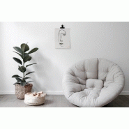Fauteuil futon convertible NIDO CHAIR - Design pratique et ultra résistant - Couleur naturel_2