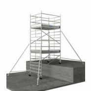 Échafaudage roulant aluminium Neolium 400 Line - Comabi SNC - Hauteur de travail max. 14 m - Structure aluminium soudé_2