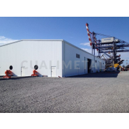 Entrepôt modulaire gamme Ecorapid - structure métallique préfabriquée pour chantiers, dépôts ou centres de production - Cualimetal_2