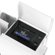 Radiateur chaleur douce connecté Bilbao 4 horizontal 750W Blanc brillant - Thermor - 493822_2