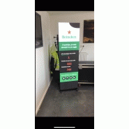 Panneau professionnel pour affichage des résultats de sécurité en chiffres magnétiques