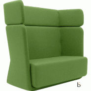Canapé Softline Basket- 2 places - Feld vert 848, Haut_2