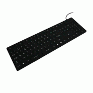 MCL ACK-729/N clavier Universel USB + PS/2 AZERTY Français Noir_2