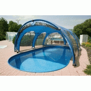 Abri piscine haut Azuro / amovible / manuel / en aluminium_2