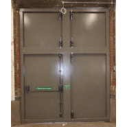 Porte anti-inondation Flo-Secur ST - acier étanche 840mm - options barre anti-panique et coupe-feux_2