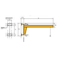 Potence inversée à profil IPE/CII-MII - Fayat Entreprise T.P. - Charge 125 à 4000 kg - Hauteur de levage optimisée_2