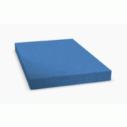 Caisson mobile avec coussin - MDD - Blanc, Bleu clair_2
