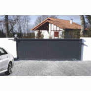 Portail coulissant plein - 6000 / 1800_2