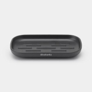 Porte-savon ReNew - Dark Grey - Plastique - Rainuré pour garder le savon sec - Pieds antidérapants_2