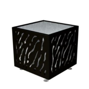 Bac à palmier en tôle d'acier galvanisé découpé - VENISE - 3 dimensions disponibles - Châssis en tube d'acier galvanisé_2