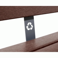 Banc plastique recyclé Silaos®5 lames_2