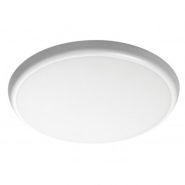 Plafonnier Valgus IP54 LED SMD 18W - Détecteur HF - Coloris blanc - Rond ou carré - 3000K/4000K_2