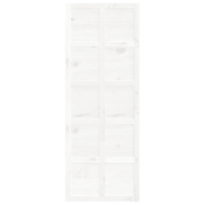 Vidaxl porte de grange blanc 80x1,8x214 cm bois massif de pin 824629_2