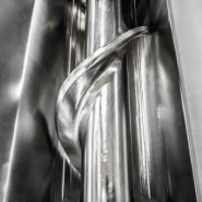 WW_160 - Hachoir industriel pour viande fraîche et blocs congelés avec vis inoxydable et plaques jusqu'à 400mm_2