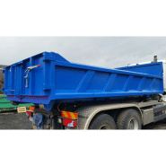 Benne TP monocoque - porte arrière universelle - bâchage en option - coffres de rangement_2