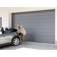 Porte de garage sectionnelle anti-effraction à rainure moyenne - design personnalisable et options variées_2