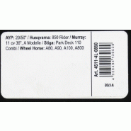 Courroie trapézoïdale X-Grip V - type 4L850_2