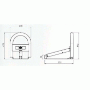 Arceau de parking motorisé 24V ABMATIC - Référence DA0327 - Alimentation filaire et options de commande_2