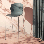 Tabouret haut No Frill - Mobel Linea - Blanc_2