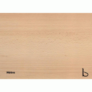 Table de réunion ronde Idea, pied central - Quadrifoglio. - Blanc 9010, 100, Hêtre_2