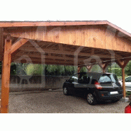 CARPORT CLASSIC EN BOIS, DOUBLE 600X600 36M²_2