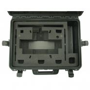 Valise gris clair en polypropylène avec compartiments pour Parrot Bebop