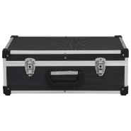 Vidaxl valise à outils 46 x 33 x 16 cm noir aluminium 91847_2