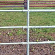 Barrière agricole - 5 lisses extensibles en acier galvanisé - Abrivert - diamètre 60.3mm - 6.5m à 7.5m_2