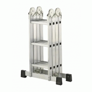 Échelle transformable articulée aluminium HAILO - 12 échelons, hauteur 3.65 m_2